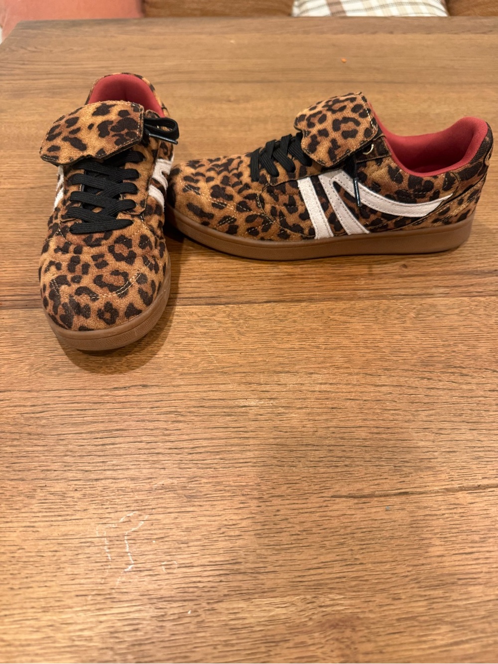 Steve Madden Leopard Madrid Sneaker Shoe Size 7